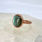 Size 7 Labradorite Ring - Copper Electroformed