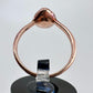 Size 7.25 Moonstone Ring - Copper Electroformed