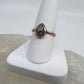 Size 7.25 Moonstone Ring - Copper Electroformed