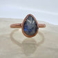 Size 7.25 Moonstone Ring - Copper Electroformed