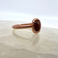 Size 7.25 Red Tiger’s Eye Ring - Copper Electroformed