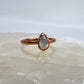 Size 7.25 Moonstone Ring - Copper Electroformed