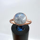 Size 7.75 Moonstone Ring - Copper Electroformed