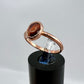 Size 7.75 Red Tiger’s Eye Ring - Copper Electroformed