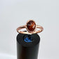 Size 7.75 Red Tiger’s Eye Ring - Copper Electroformed