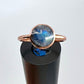 Size 7.75 Moonstone Ring - Copper Electroformed