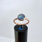 Size 7.75 Moonstone Ring - Copper Electroformed