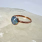 Size 7.75 Moonstone Ring - Copper Electroformed