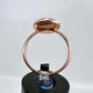 Size 9 Moonstone Ring - Copper Electroformed