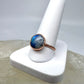 Size 9 Moonstone Ring - Copper Electroformed