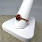 Size 9 Red Tiger’s Eye Ring - Copper Electroformed