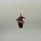 Real Feather Necklace, Small - Copper Electroformed