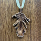 Real Feather Necklace, Small - Copper Electroformed