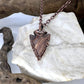 Arrowhead Necklace - Copper Electroformed