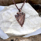 Arrowhead Necklace - Copper Electroformed