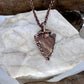 Arrowhead Necklace - Copper Electroformed