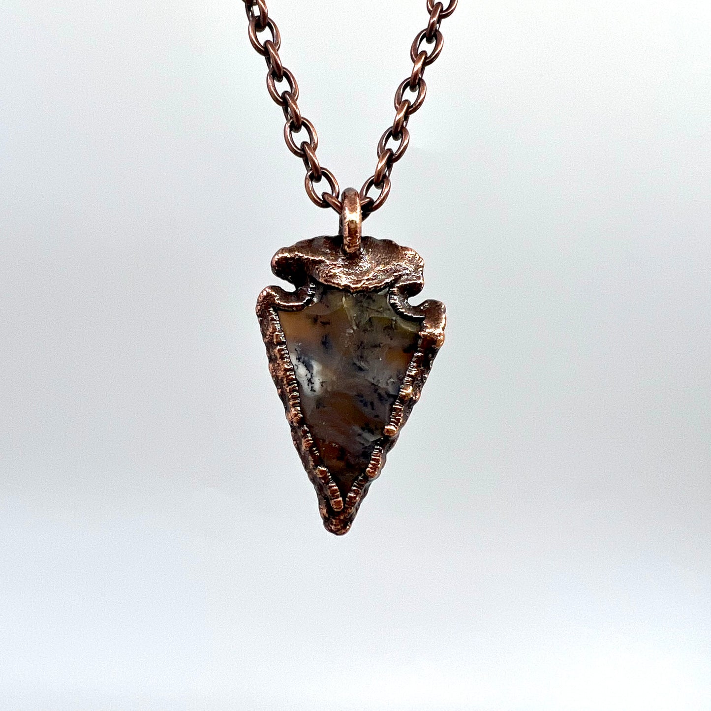 Arrowhead Necklace - Copper Electroformed