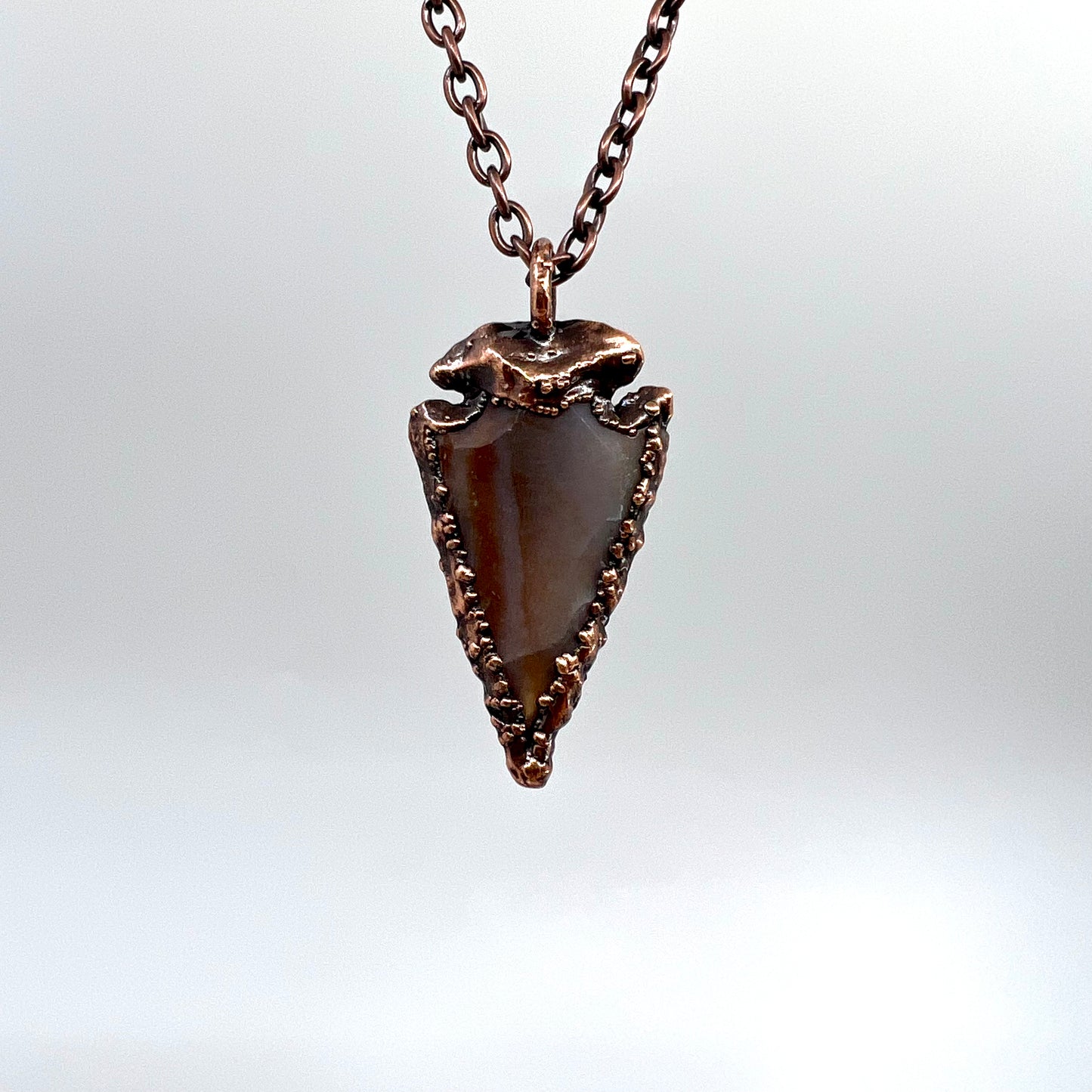 Arrowhead Necklace - Copper Electroformed