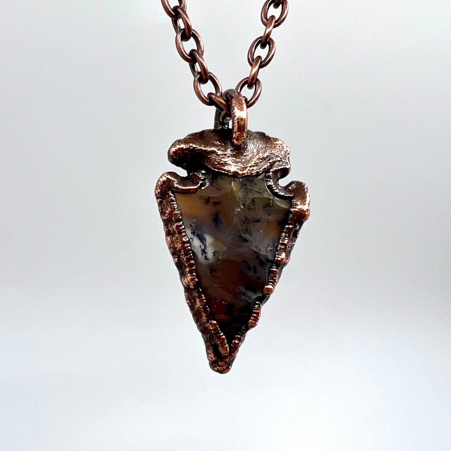 Arrowhead Necklace - Copper Electroformed