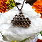 Real Honeycomb Necklace - Copper Electroformed