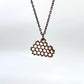 Real Honeycomb Necklace - Copper Electroformed