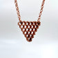 Real Honeycomb Necklace - Copper Electroformed