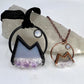 Mountains and the Moon Keepsake Ornament, Midnight Black Finish -- Copper Electroformed