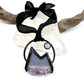 Mountains and the Moon Keepsake Ornament, Midnight Black Finish -- Copper Electroformed