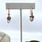 Montana Quartz Drop Earrings - Copper Electroformed