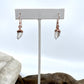 Montana Quartz Drop Earrings - Copper Electroformed