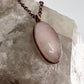 Rose Quartz Necklace - Copper Electroformed