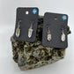 Montana Quartz Drop Earrings, Silver Electroformed