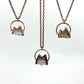 Crystal Mountains Necklace - Copper Electroformed Necklace