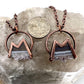 Crystal Mountains Necklace - Copper Electroformed Necklace