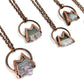 Crystal Mountains Necklace - Copper Electroformed Necklace